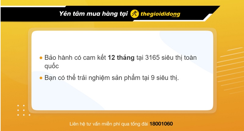 Chính sách bảo hành phụ kiện